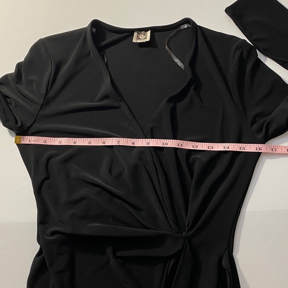 ANNE KLEIN | Faux Wrap Dress - Picture 10 of 11